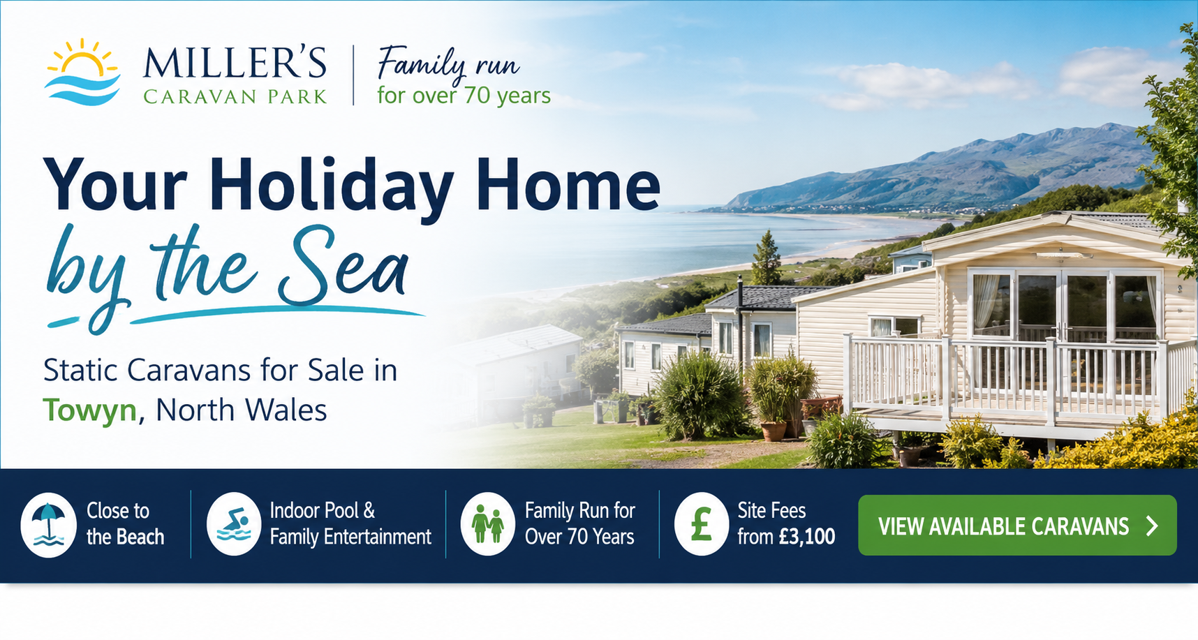 Millers Cottage Club, Gaingc Road, Towyn Proud Sponsors Of The Breakfast Show